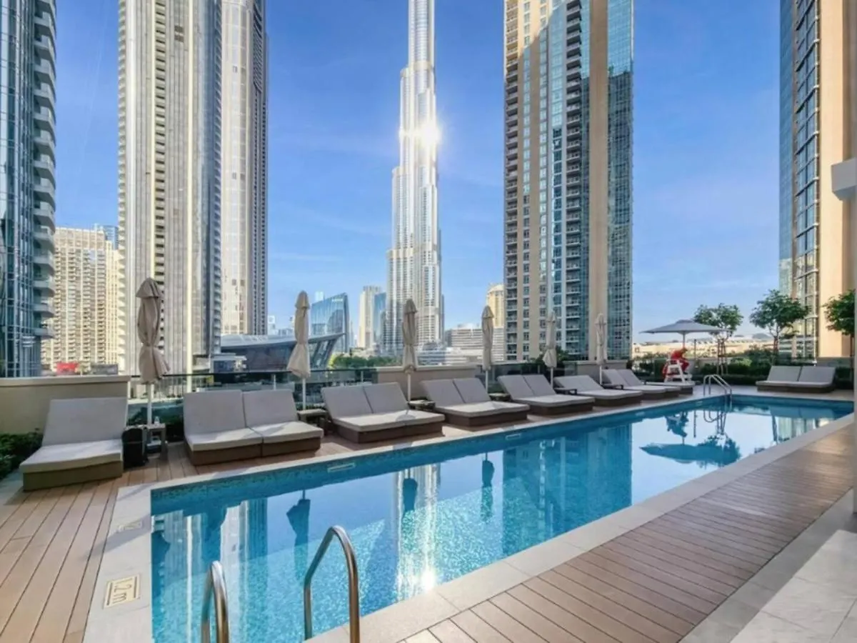 Stylish 2 Bed With Stunning Burj Khalifa View In Downtown Apartment Dubai 0*,